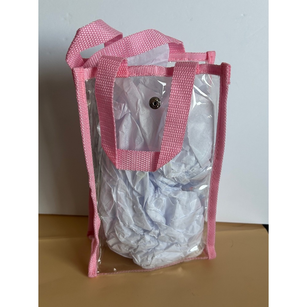 Vintage 2006 My Little Pony Pinkie Pie Clear Vinyl Mini Tote Bag Hasbro G3 Pink - Picture 7 of 9